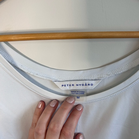 Peter Nygard White Sleeveless Tank, Size Medium - Picture 8 of 9